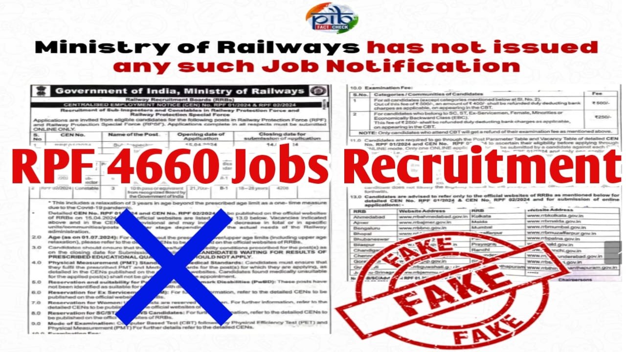 RPF Recruitment 2024