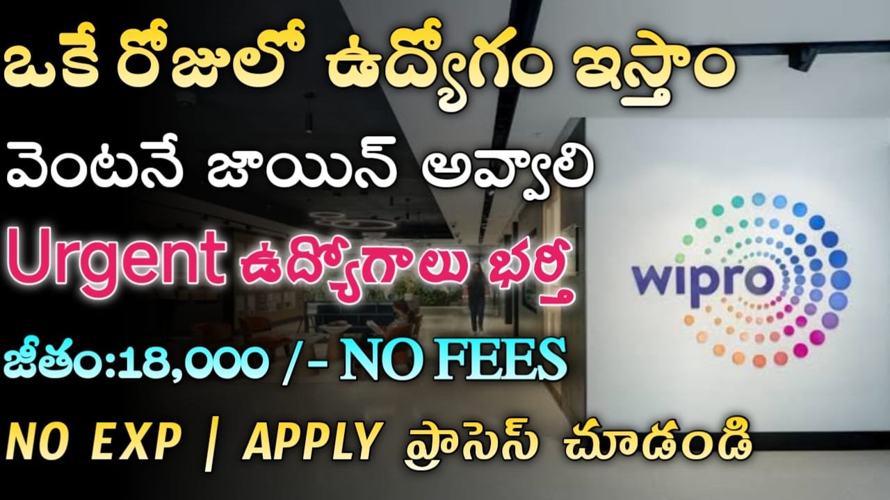 Wipro Associate Jobs 2024