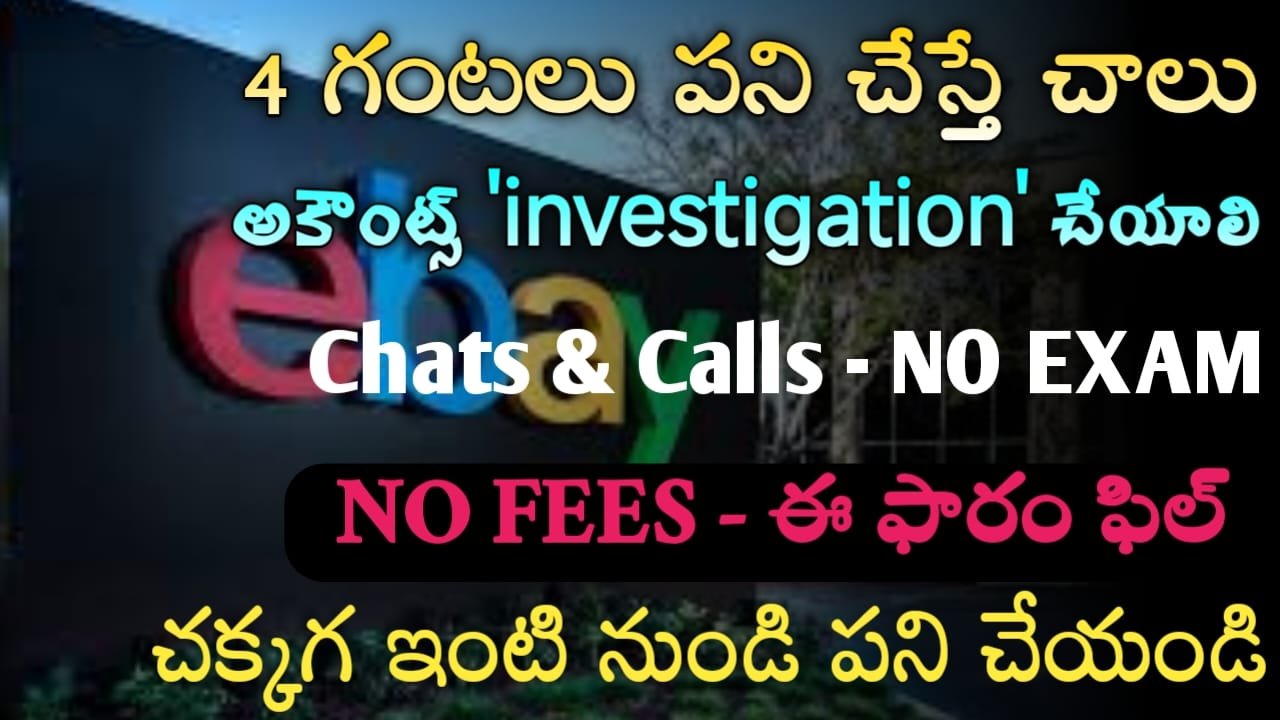 eBay Work From Home Jobs