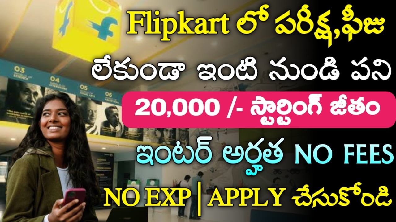 Flipkart Work From Home Jobs