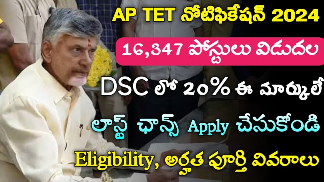 AP TET Notification 2024