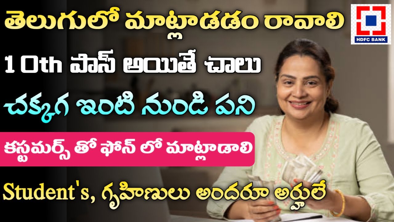 HDFC Work From Home Jobs 2024