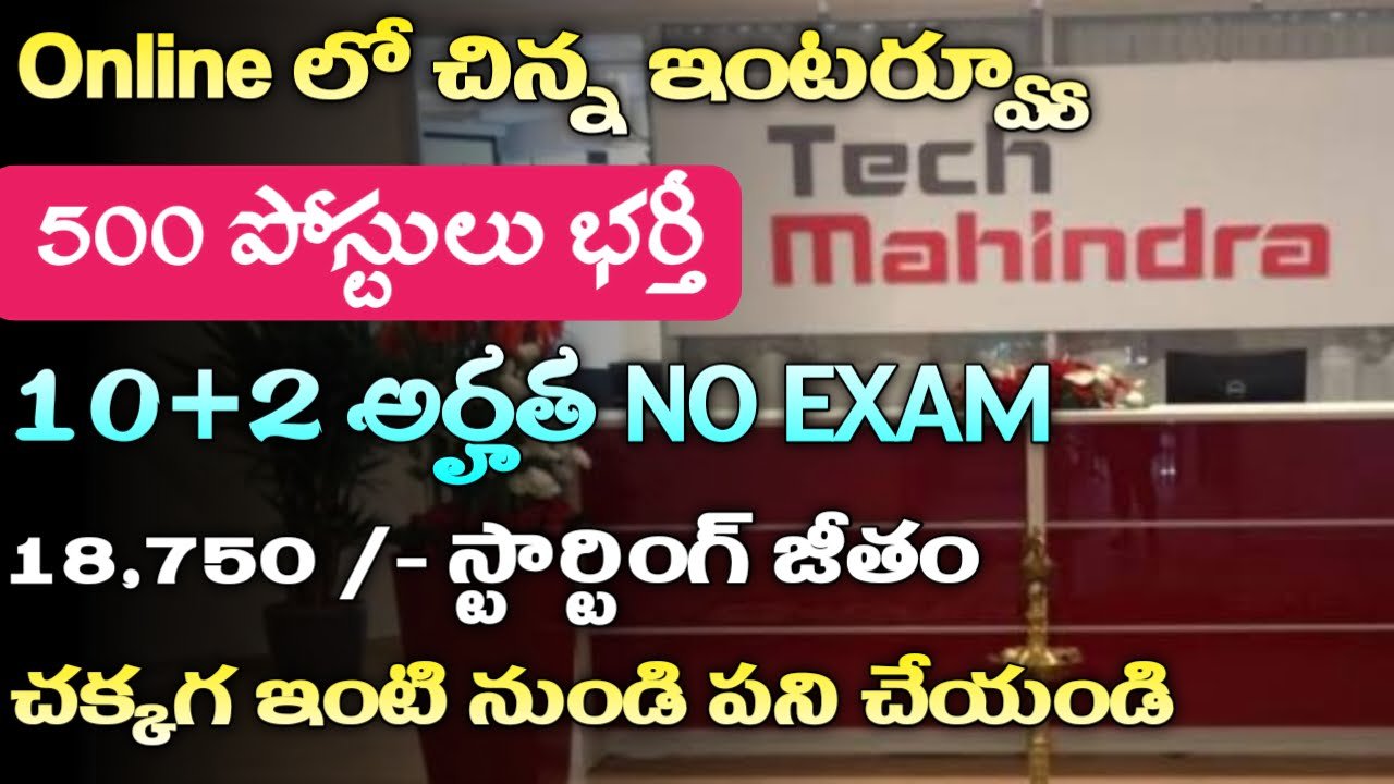 Tech Mahindra Jobs 2024