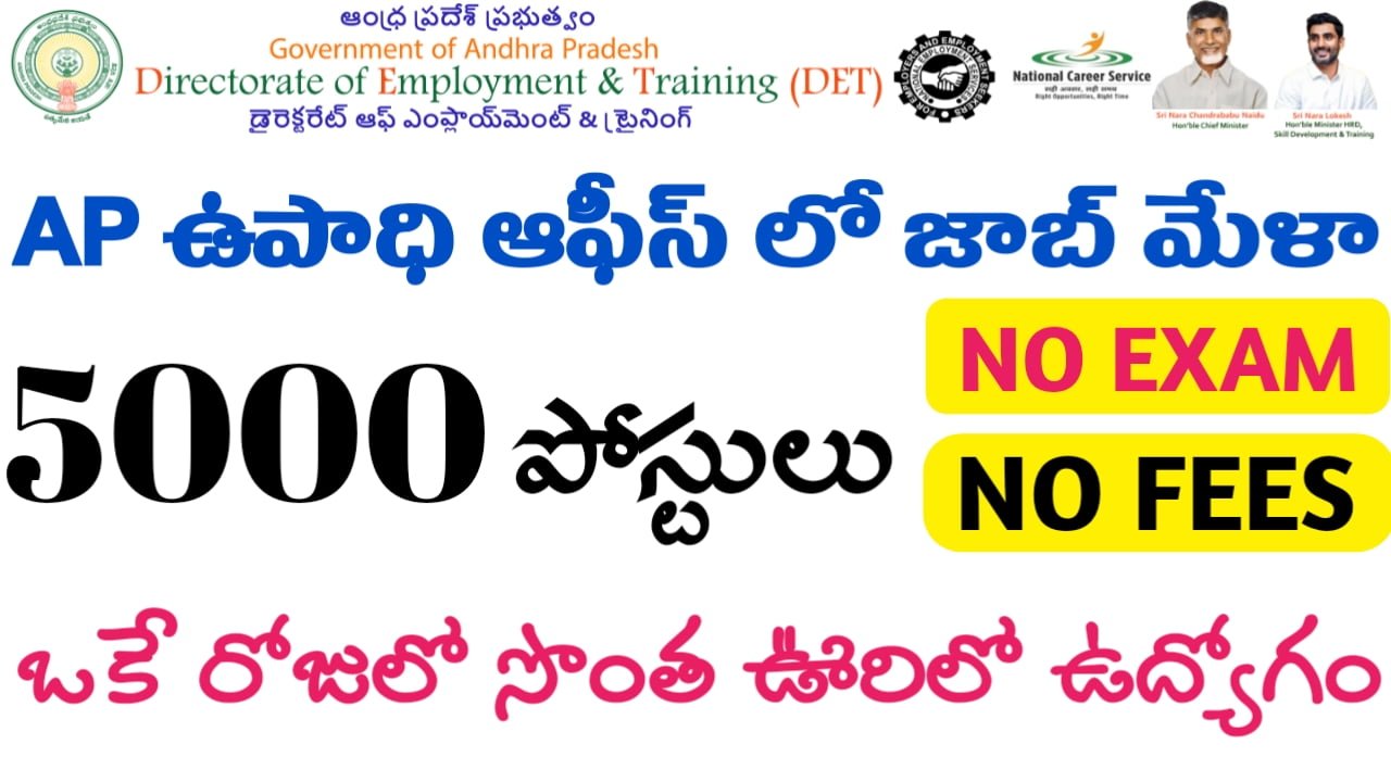 AP 5000 Mega Jobs Mela 2024