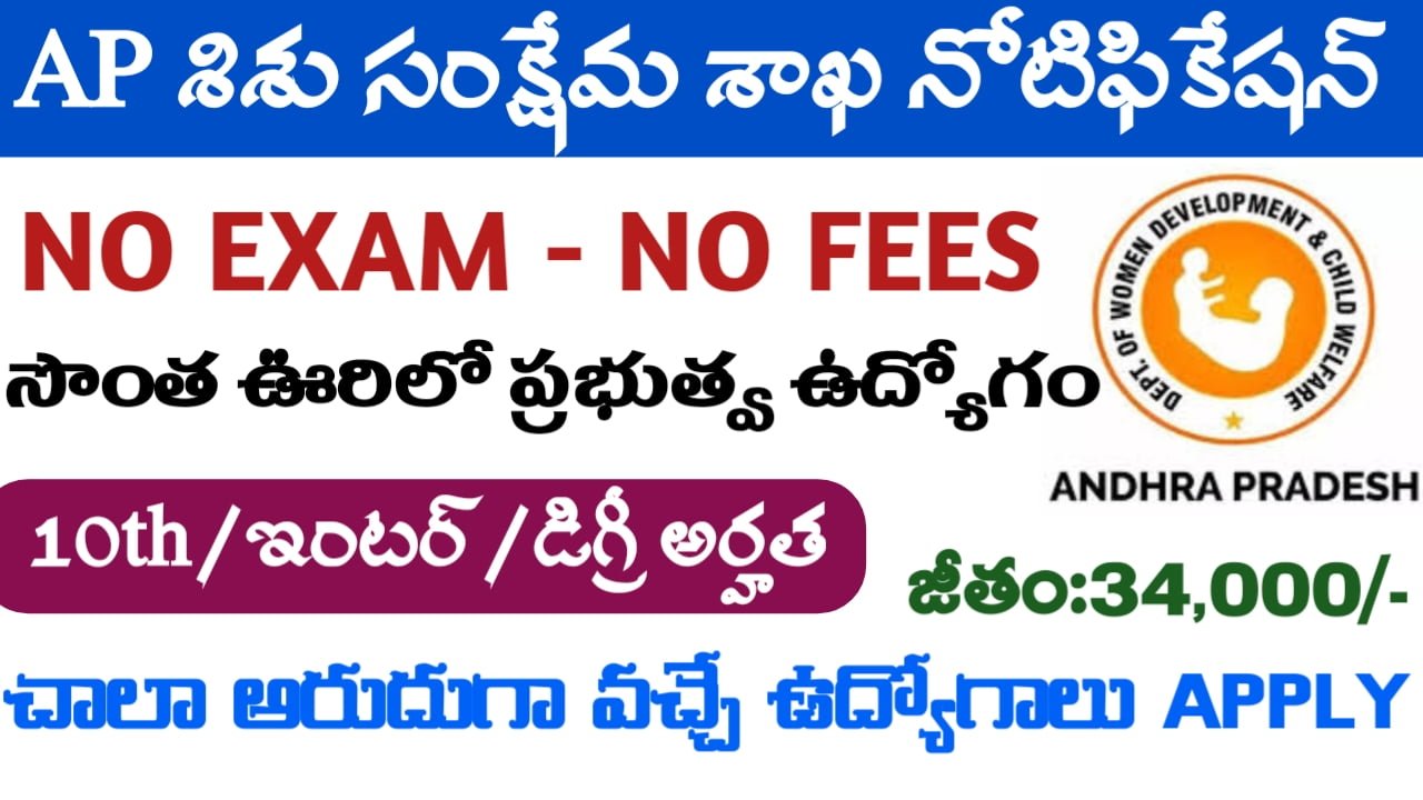 AP Anganwadi Jobs 2024