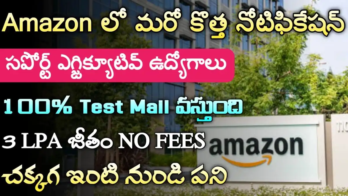 Amazon Support Executive Jobs