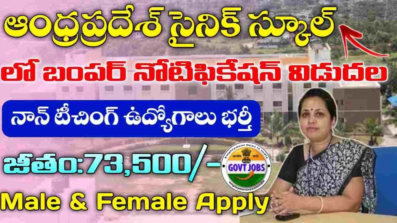 AP Sainik School Recruitment 2024