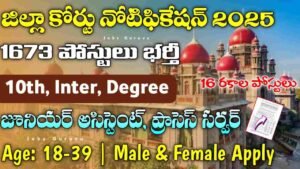 Telangana Court Jobs 2025