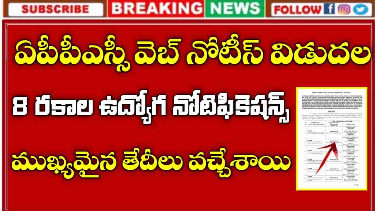 APPSC Latest News Today