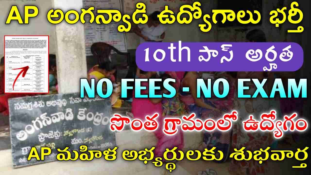 AP Anganwadi Recruitment 2025