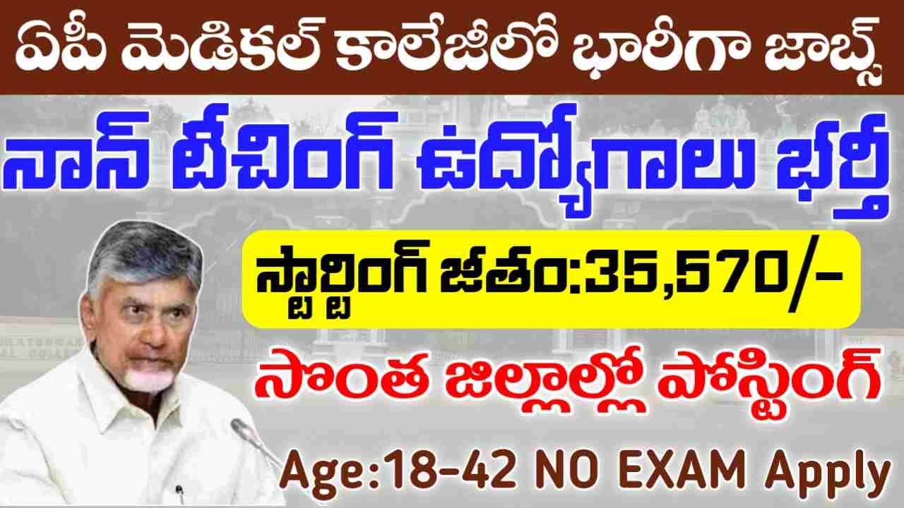 AP Medical College Jobs 2025