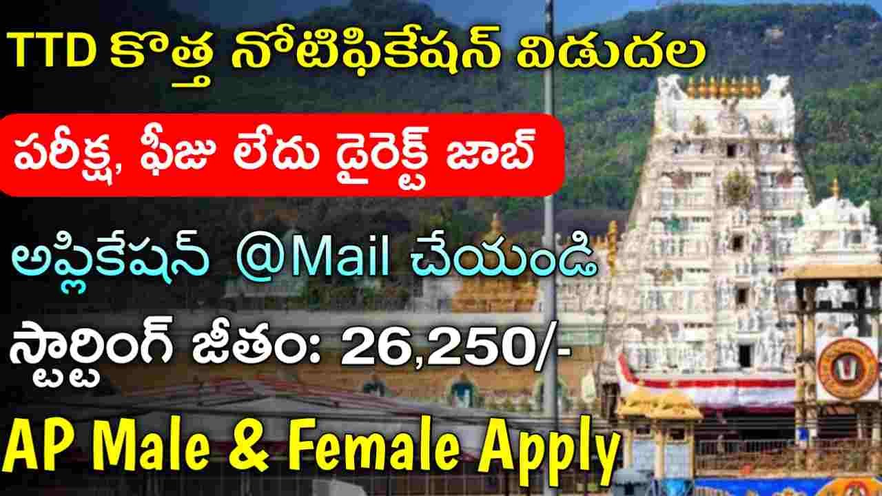 TTD SVIMS Notification 2025