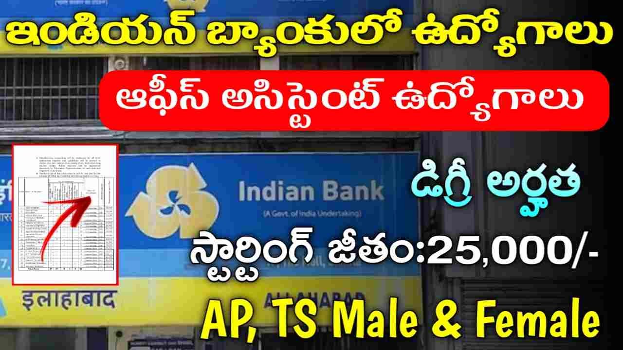 Indian Bank Notification 2025