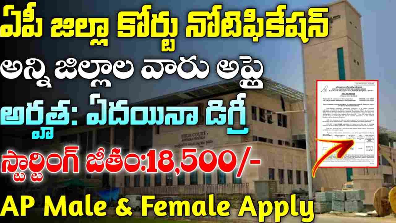 AP Court Jobs Notification 2025