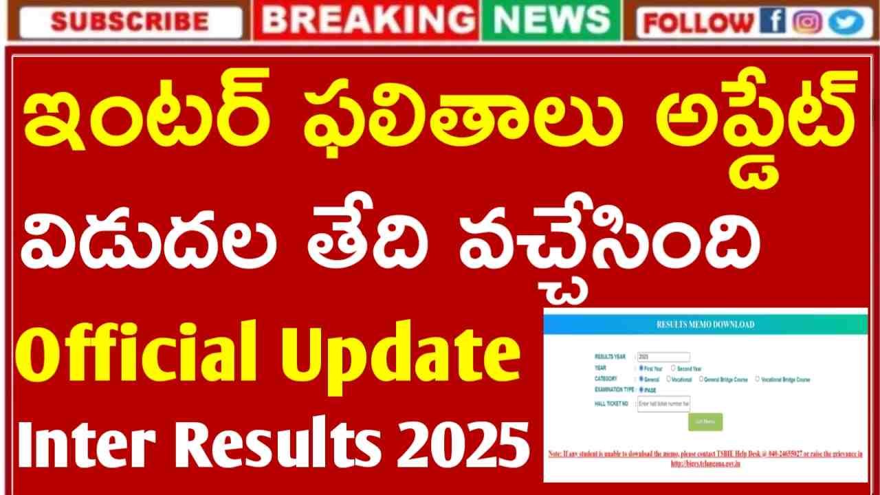 TS Inter Results 2025
