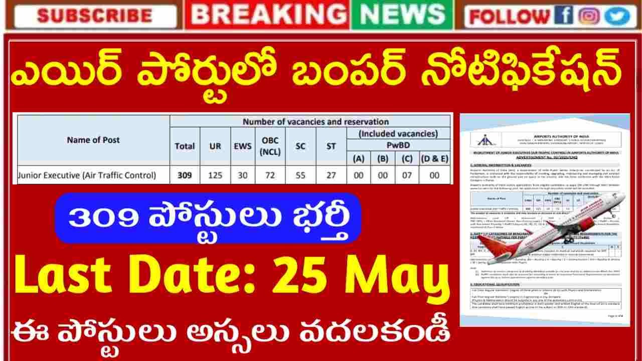 Airport Junior Executive Jobs 2025