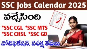SSC Jobs Calendar 2025