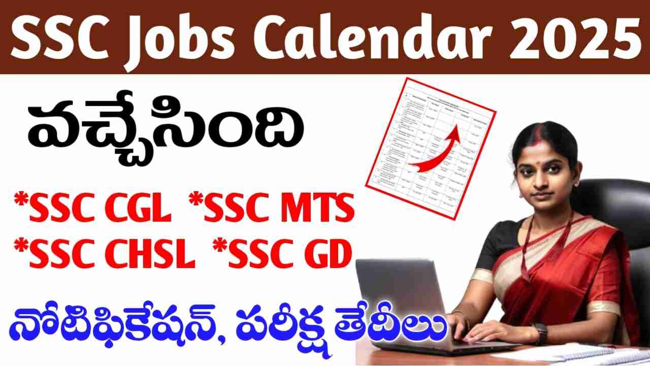 SSC Jobs Calendar 2025