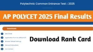 AP POLYCET 2025 Final Results
