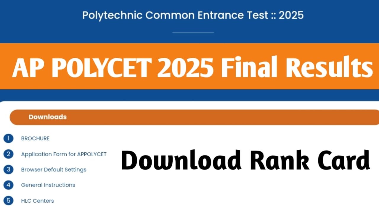 AP POLYCET 2025 Final Results