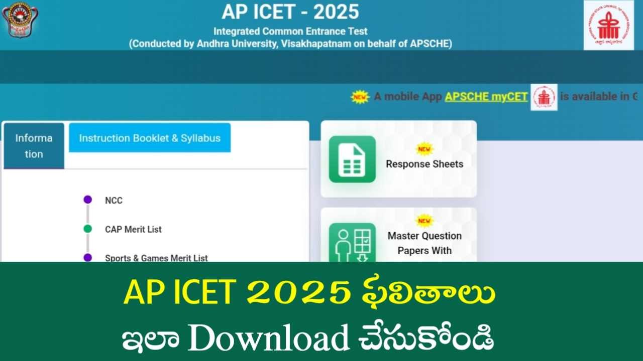 AP ICET Results 2025