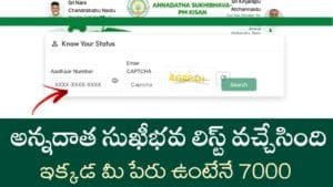 Annadata Sukhibhava Status