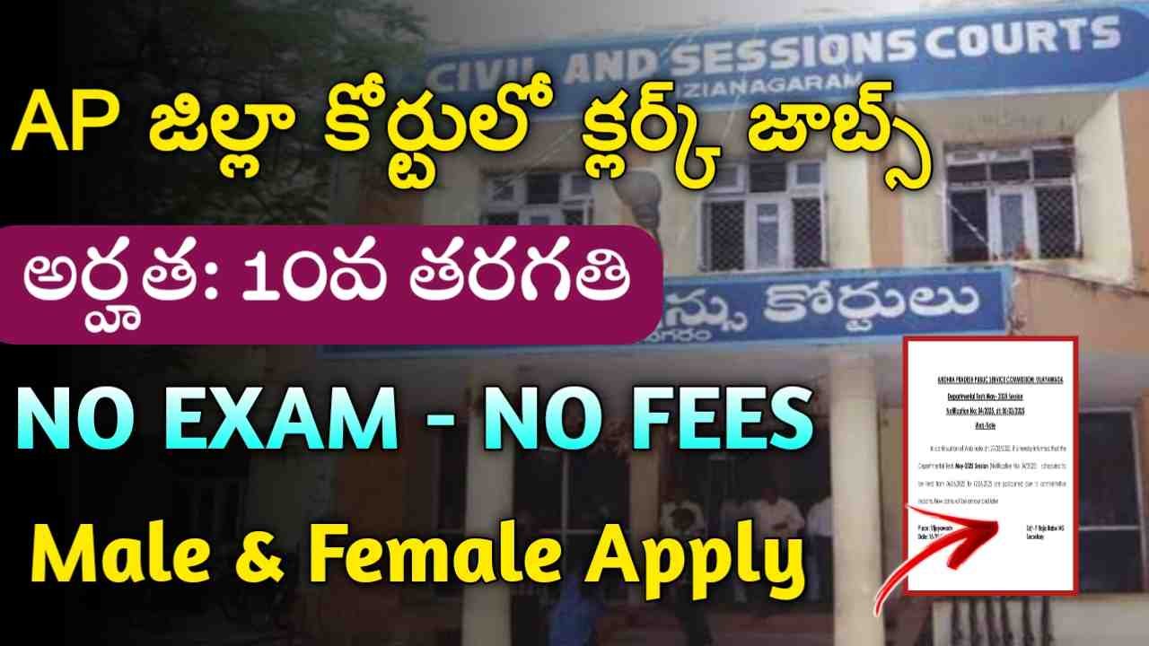 AP District Court Jobs 2025