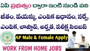 AP Govt Work From Home Jobs