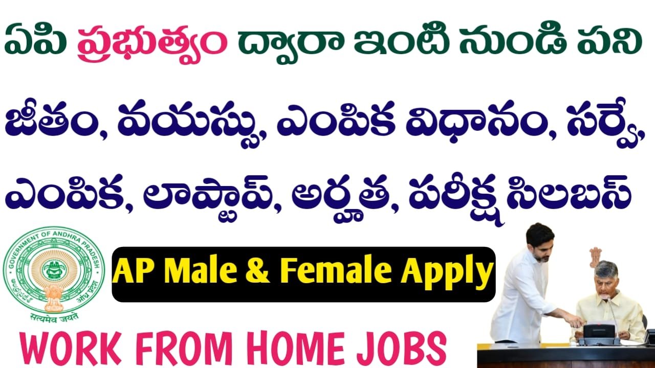 AP Govt Work From Home Jobs