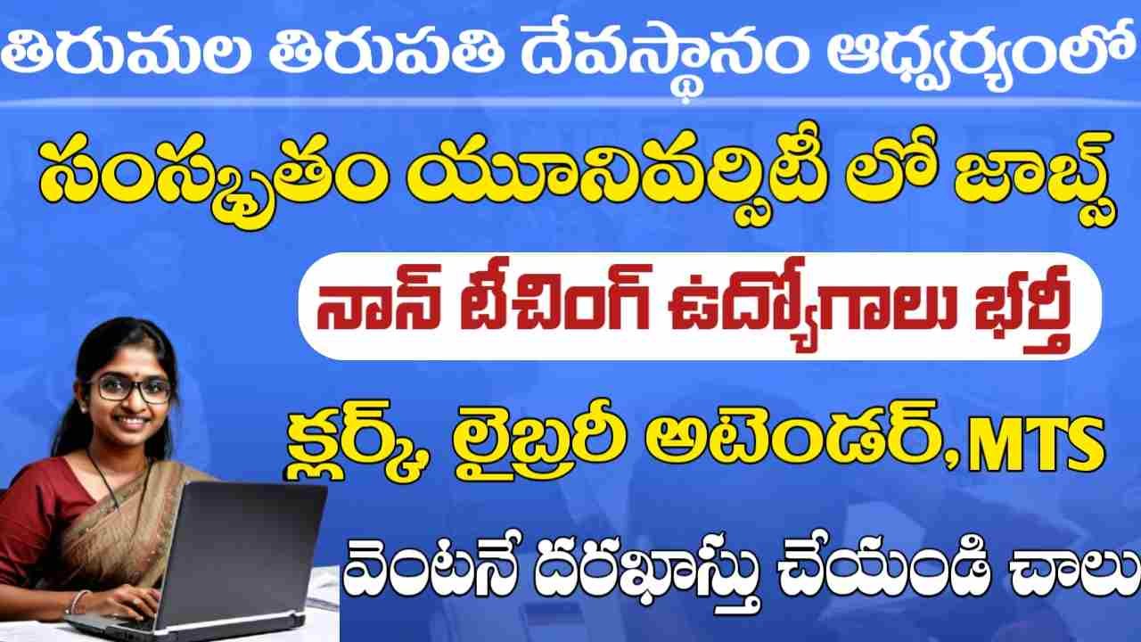 Sanskrit University Jobs 2025