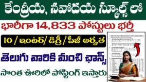 KVS, NVS Notification 2025