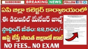 AP District Collector Office Jobs 2026
