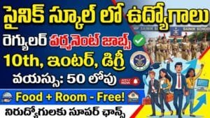 Sainik School Recruitment 2026