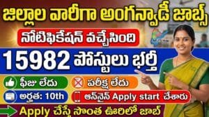 TG Anganwadi Jobs Notification 2026