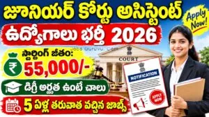 Junior Court Assistant Jobs 2026
